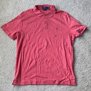 Polo by Ralph Lauren Men's Classic Red Polo Shirt